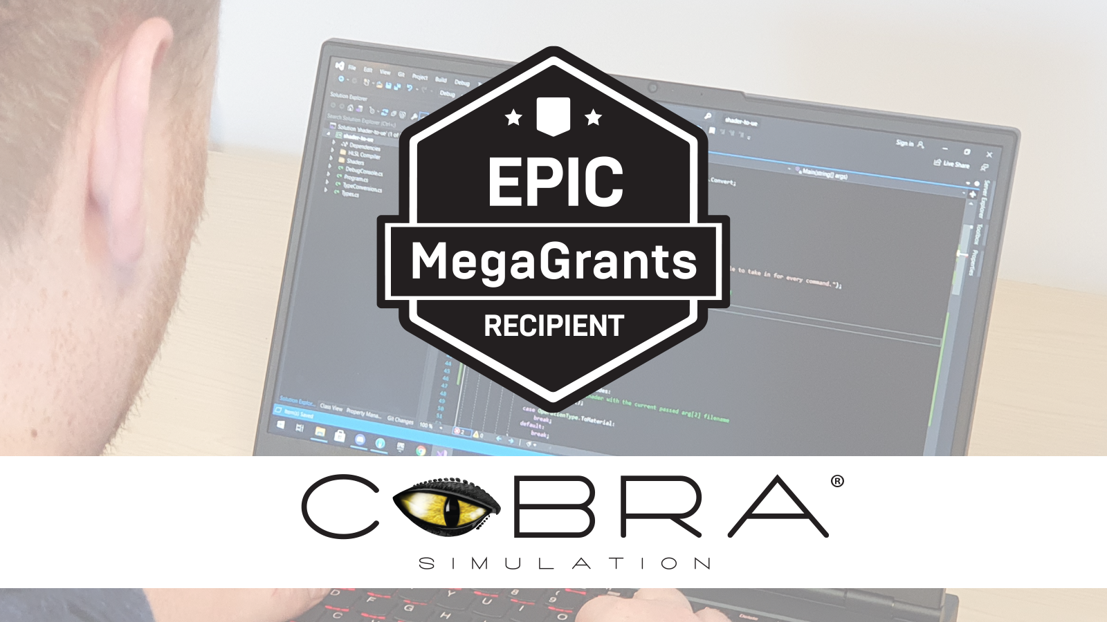 Cobra Simulation Delighted to Receive Epic MegaGrant